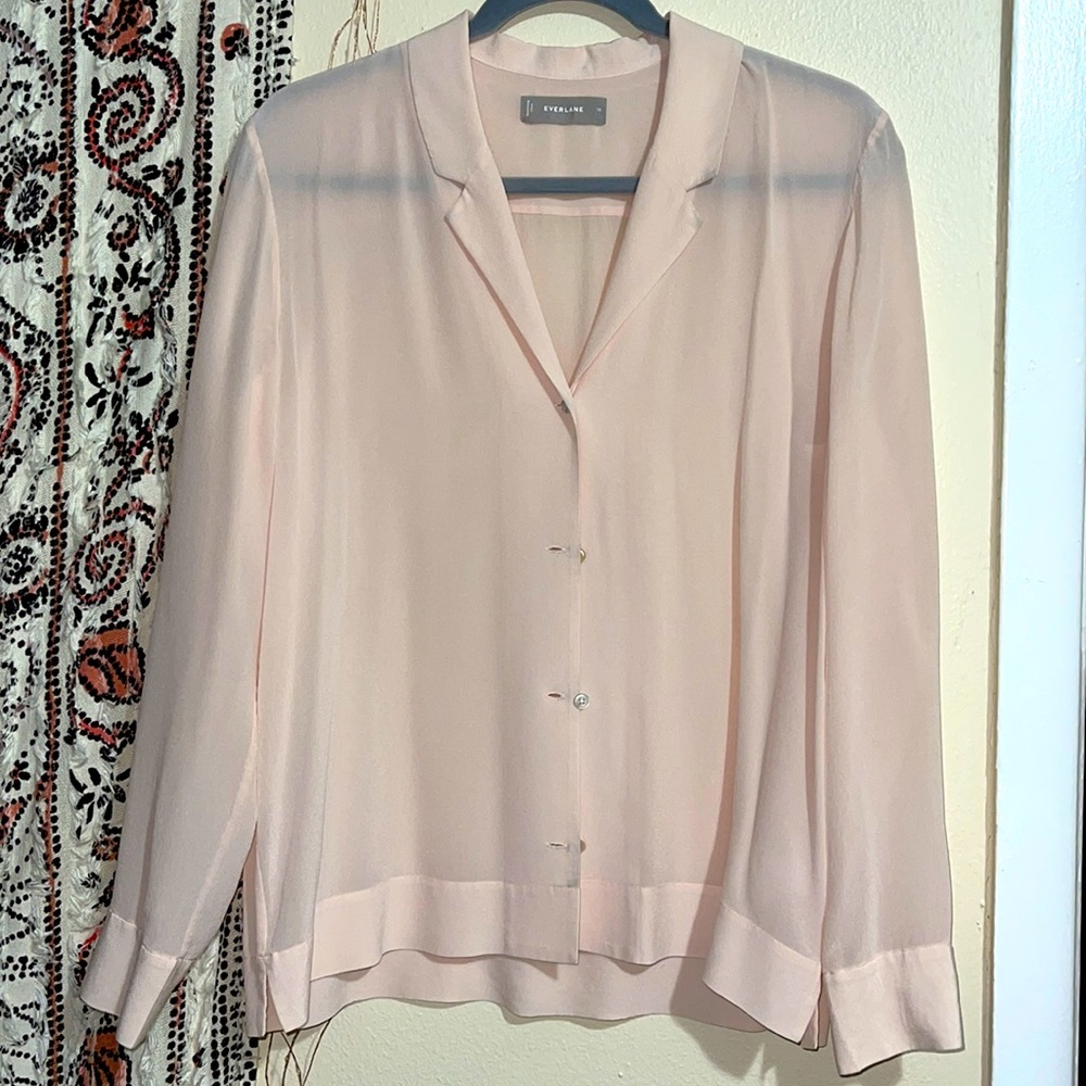 Everlane knotch shirt size 10